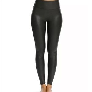 Spanx Faux Leather Leggings size XS